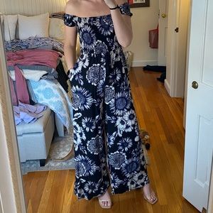 Flower Jumpsuit NWT size small